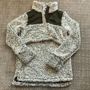 nursing sherpa pullover